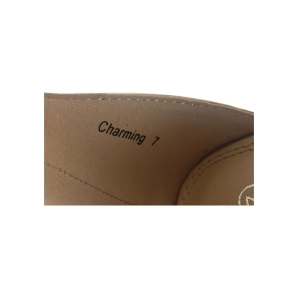 Shaeland Charming Ankle Strap Rounded Buckle Open Toe Stiletto. Rose Gold Sz 7 - Picture 15 of 15